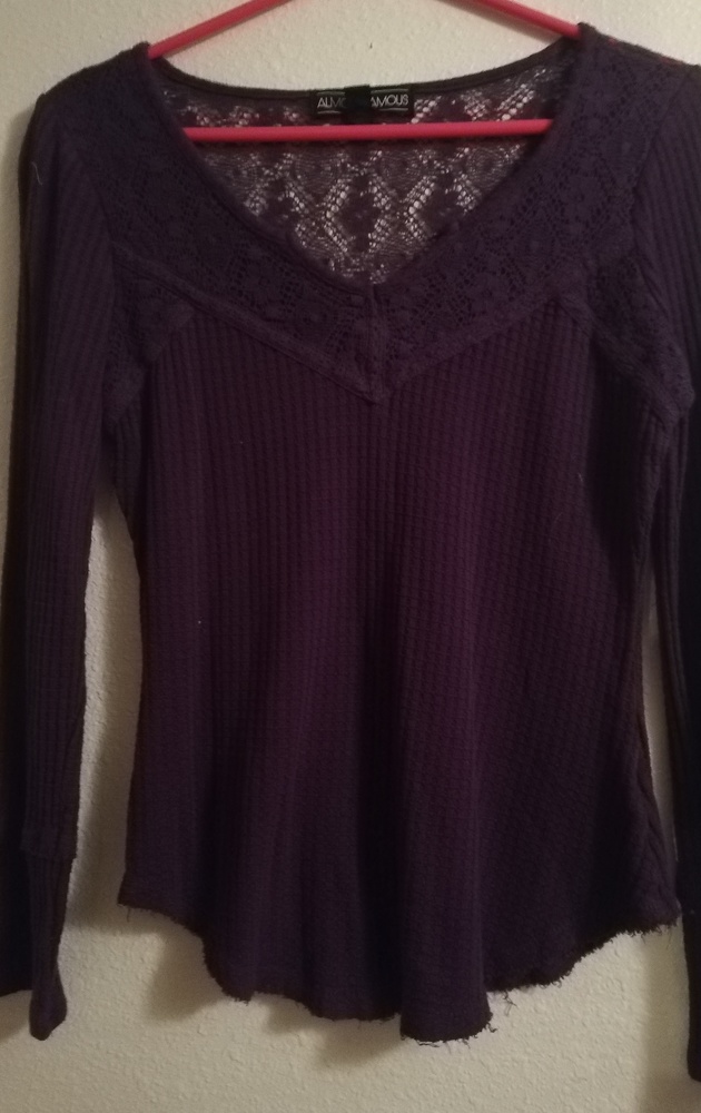 Purple Long Sleeve Shirt